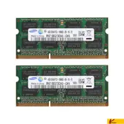 8GB (4GB X 2) DDR3 SODIMM Laptop Memory RAM PC3 10600 DDR3 1333