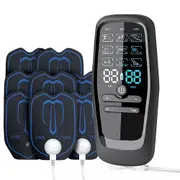 Electrical Massager Tens Machine Unit Back Pain Therapy Pulse Muscle Stimulator