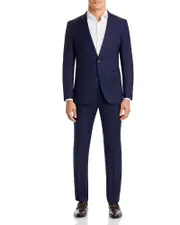 Boss Huge/Genius Solid Slim Fit Suit