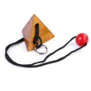 IQ rope wooden puzzle logic brain teaser string puzzles game for adults kids CR