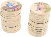 INOOMP 24 Pcs Wooden Sea Creature Memory Game for Toddlers Educational Matching Cards to Boost Memory and Logical Thinking Fun and Interactive