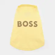 Boss Dog Graphic Tee Yellow