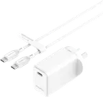 Mophie Essential 30W Wall Charger/Cable White