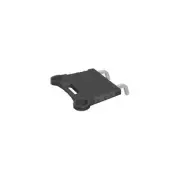 Drop Down Side Shelf Black-Stainless Steel