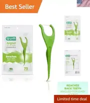Mint Dental Flossers with Angled Design - Effective Access for Clean Teeth