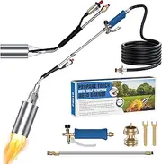 Weed Torch for Outside with 11.5FT Hose, Weed Burner Torch for Weeding, Roof Asphalt, Melting Snow, Road Marking