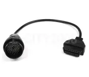 38Pin OBD1 16Pin OBD2 Diagnose Adapter Stecker Mercedes W124 W140 W202 W210 0B10