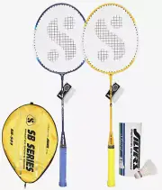 Badminton Racquet Combo, Steel, Multicolour