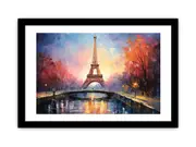 Eiffel Tower Framed Art for Living room