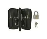 24 Piece Lock Picking Kit with Practice Padlock