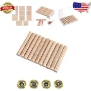 Set of 11 Elegant Wooden Clay Texture Rollers with Storage Box for Pottery Art
