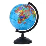 World Globe Earth Map Rotating Geography Ocean Classroom Learning Desktop Home