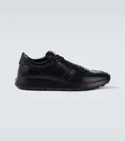 [Tod's] Tod's Leather sneakers UK 11 black