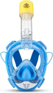 Ninja Shark Equaliser PRO Full Face Snorkel Mask - 180° Panoramic View, Anti-Fog