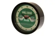 Friends Central Perk Analogue Desk Clock (Black/Green/Beige) (One Size)
