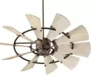 NEW Quorum 95210-86 Windmill 52" Ceiling Fan Oil Rubbed Bronze