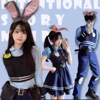 在飛比找樂天市場購物網優惠-全套兔子警官瘋狂動物城judy朱迪cosplay漫展動漫演出