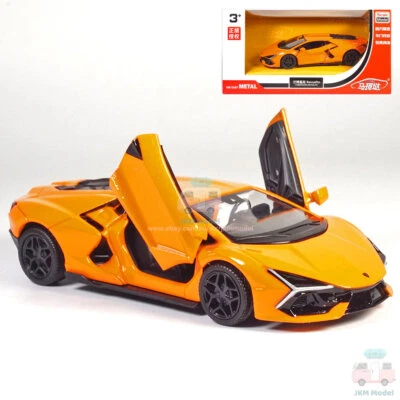 1:36 Lamborghini Revuelto Model Car Diecast Toy Vehicle Gift Collection Orange