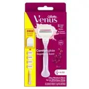 Gillette Venus Comfortglide Sugarberry Scent Plus Olay Women's Razor Handle +...