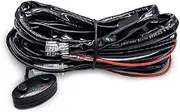 Labymos LED Light Bar Wg Harness Kit, 480W 2 Leads 14 AWG Universal LED Wg Harness with 12V 40A Relay and Two Control ES for ing Between Different Modes