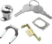 VIDABTE File Cabinet Lock Replacement, Vertical File Cabinet Lock Kit for HON F24 & F28, File Cabinet Replacement Lock Kit, Replacement Drawer File Cabinet Lock [with 2 Keys]