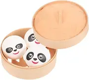 COMNESTBI 1Set Squeeze Simulation Bun Cute Panda Steamed Bun Fidget for Decompression Sensory for Anxiety Relief Fun