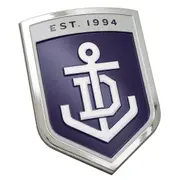 Fremantle Dockers Freo AFL 3D Chrome Emblem Badge - For Cars, Bikes, Laptops, Most Things