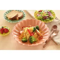 在飛比找蝦皮購物優惠-日本製美濃燒啞光陶器餐盤 1️⃣菊花形盤23.5cm 2️⃣