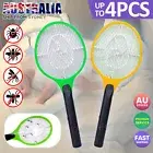 2/4 Electric Bug Zapper Tennis Racket Mosquito Fly Swatter Insect Killer Battery