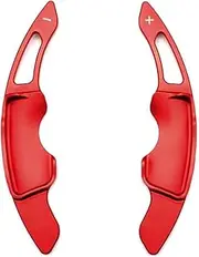 Car Steering Wheel Shift Paddles for New RC NX 200T is 250 300 Steering Wheel Shift Paddle Forged Aluminum Alloy Shift Paddle Car Interior Refit HTEOPOEKFR(Red)