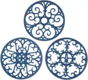 Silicone Trivet Mat - Hot Pot Holder Hot Pads for Table & Countertop - Teapot -