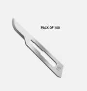100Pcs Dental Disposable Surgical Scalpel Blades Size 15 Sterile Carbon Steel