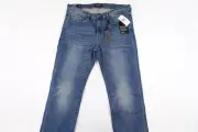 BUFFALO DAVID BITTON FAITH LIGHT FADED BLUE 32 MOVEMENT STRAIGHT LEG JEANS NWT