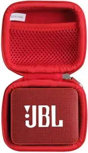 Travel Case for JBL GO2 - Waterproof Ultra Portable Bluetooth Speaker (Red)