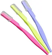 Generic 3pcs Eyebrow Remover Eyebrow Kit Eyebrow Trimmers Eyebrow Razor for Men Face Razor Eyebrow Makeup Tool Kit Eyebrow Shaper Portable Eyebrow Razor