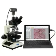 OMAX 40X-2500X 10MP USB3 PLAN Phase Contrast Trinocular LED Lab Microscope