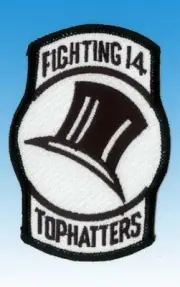 Grumman F-14 Tomcat Fighting 14 "Tophatters" Patch