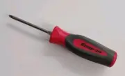 Snap On Tools SHDZ31 Pozidriv # 1 Red & Gray Hard Grip Screwdriver USA NEW