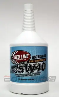 在飛比找樂天市場購物網優惠-RED LINE 紅線 EURO 5W40 美國全合成機油【