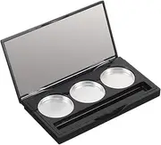 [CALLARON] Empty Magnetic Eyeshadow Palette 3-grid Makeup Palette Refillable Blush Case Travel Makeup Organizer