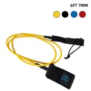 6 FT Surfboard Surf SUP Leash Stand Up Paddle Board Leash Coiled Cord Leg Rope