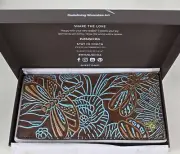 Anuschka Hand Painted Tool Leather RFID Two Fold Clutch Wallet Dragonfly Meadow