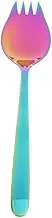 TIDTALEO Stainless Steel Sporks Salad Fork Set Heavy Duty Spoon Fork for Kitchen Easy Clean Manly Size for Big Palm