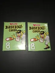 WEIRD-OHS BASEBALL CARDS--2 UNOPENED WAX PACK--2007 RE-ISSUE OF 1970's CARDS