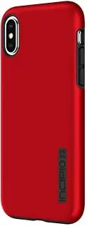 Incipio IPH-1629-RBK Apple iPhone X DualPro Case, Iridescent Red/Black