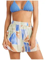[Billabong] Mystic Tides Elastic Waist Shorts in Multi