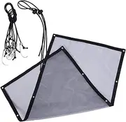 INOOMP 2Sets Car Dog Barrier Net Practical Pet Separation Mesh for Backseat Safety Easy Installation Durable Design for Suvs and Cars