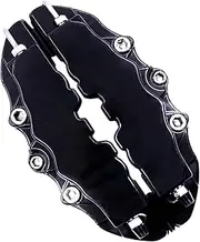 Red Brake Caliper Cover - 2 Piece Car Disc Brake Calibration - - Front Cover - High Gloss and Heat Resistant 3D Disc Brake - Rake Caliper -