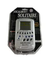 Excalibur Solitaire Executive Electronic Handheld Game Travel 37EP-CS