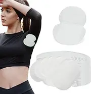 Underarm Sweat Pads, 100 PCS Armpit Pads for Women and Men, Disposable Sweat Protection Underarm Pads, Comfortable Unscented Non Sweat Armpit Protection by WIBOND